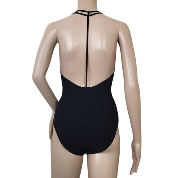 Free People V Neck Halter Bodysuit - Picture 2 of 3